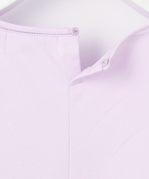 J.PRESS LADIES L 【WEB限定カラーあり】スムースジャージー 刺繍スリーブ カットソー ラベンダー系