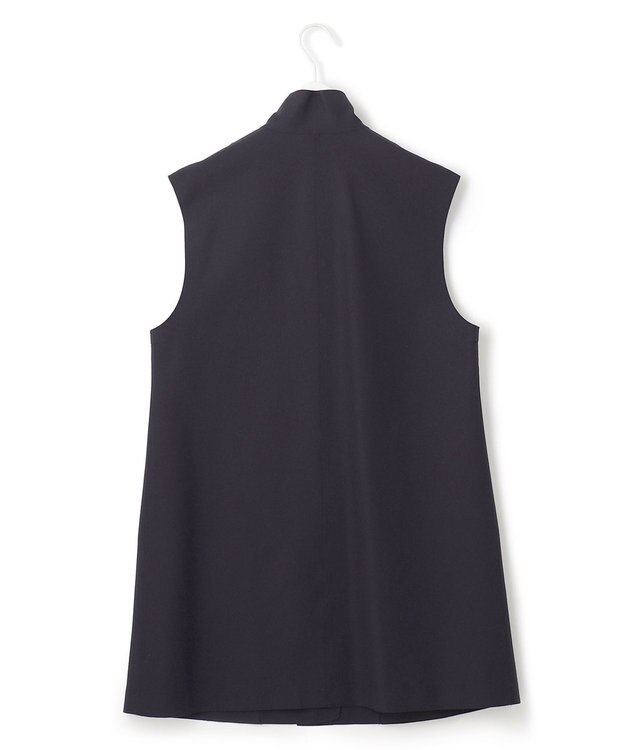 ICB ボンディングツイル スリーブレスアウター ネイビー系