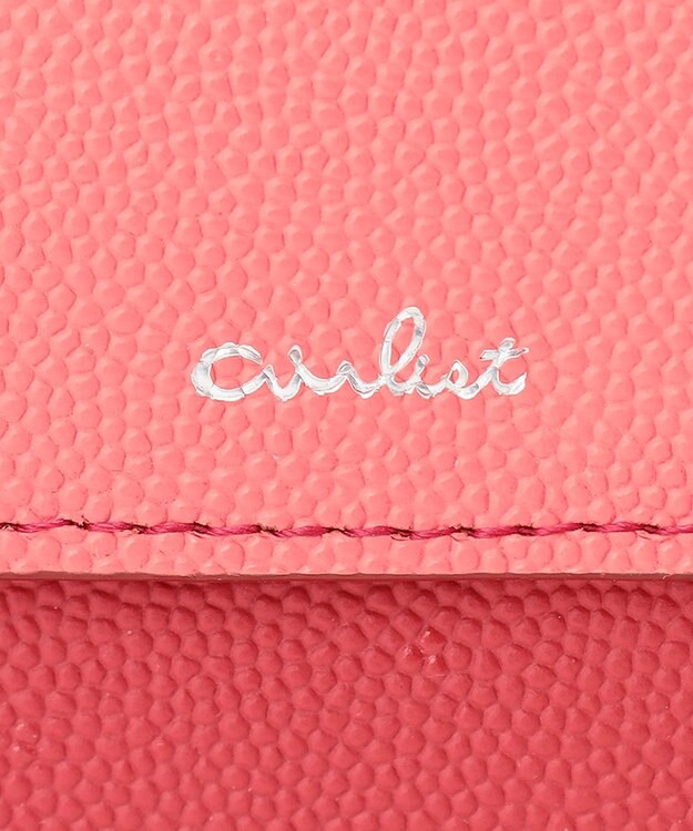 airlist 【ミニマム・本革】ミニ財布　Stella　ステラ チェリー×コーラル