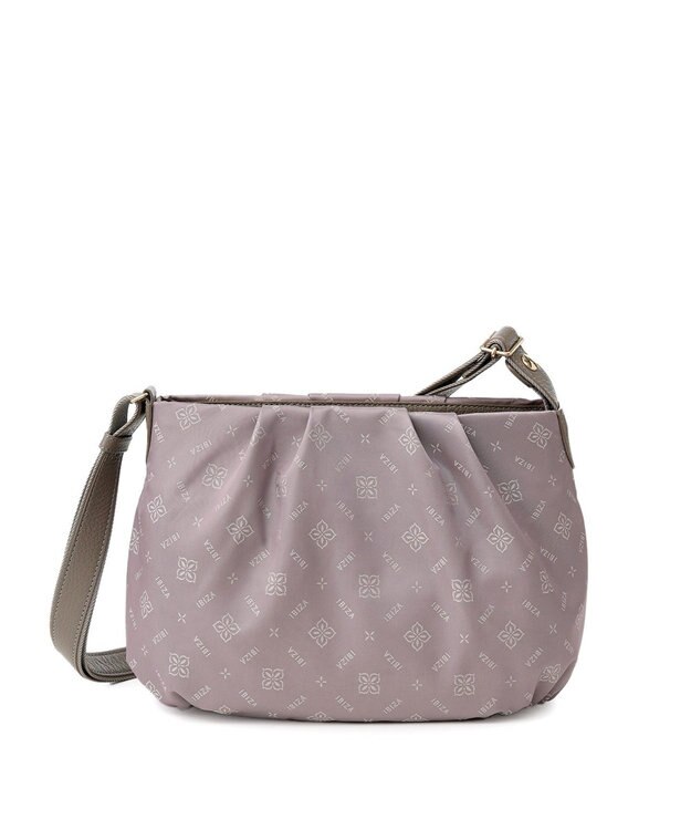 IBIZA ロゴナイロン　ショルダーバッグ ライトパープル