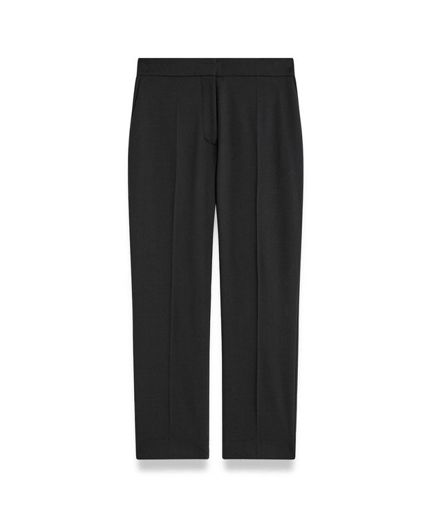 JOSEPH テーラリングクレープ　スリムトラウザーズ Black