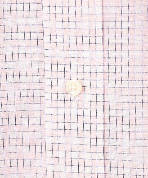 J.PRESS MEN 【PREMIUM PLEATS / 形態安定】スーピマコットンファンシーチェック ドレスシャツ / B.D. ピンク系3