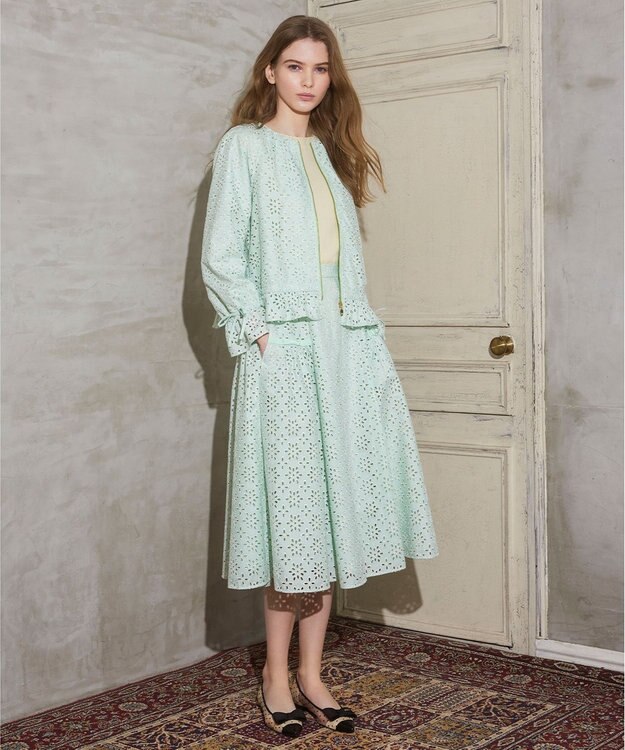 TOCCA RIBBON FLAT SHEER PUMPS パンプス ホワイト系