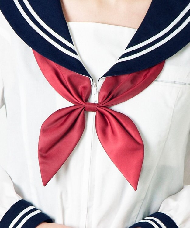WEGO 【SCHOOLITEM】スクールセーラーリボン ワイン