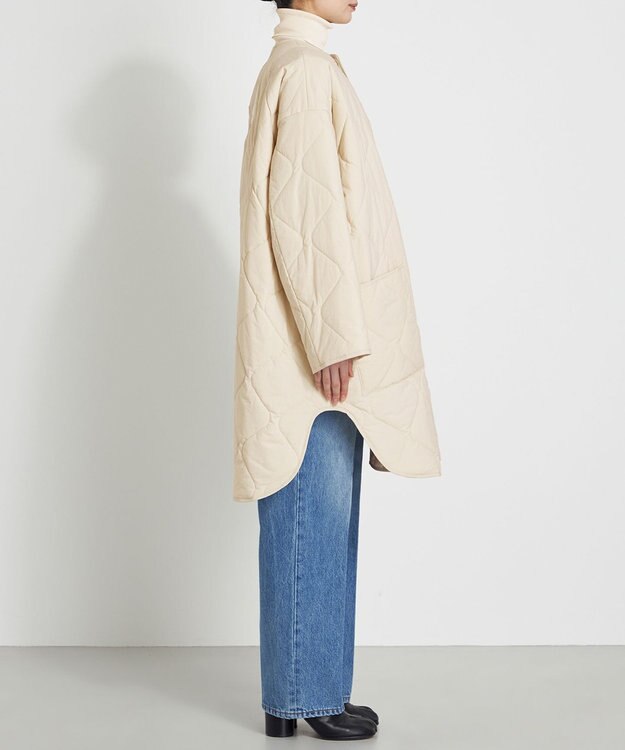 NAVE ライナーキルトアウターsize2 アイボリー系