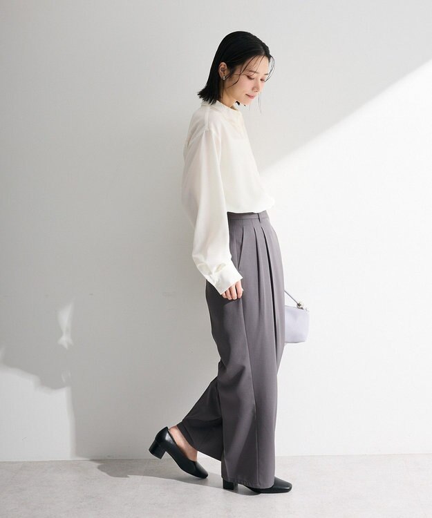 Green Parks レイヤード風ＢＩＧシャツ Off White