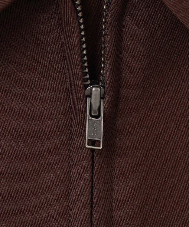 NAVE 【Nave　洗える】バルキーツイル ジップアップブルゾン ダークブラウン系