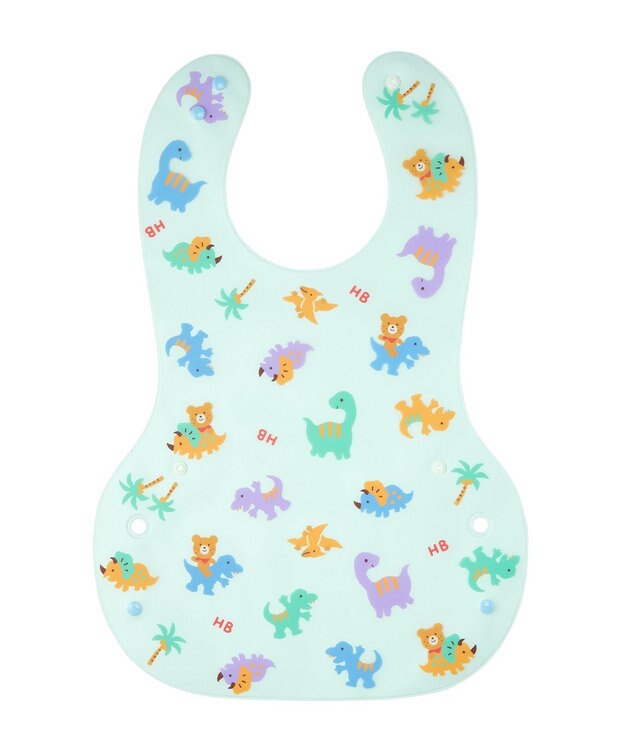 MIKI HOUSE HOT BISCUITS 長袖Tシャツ＆お食事スタイセット【BOX付き】 グリーン