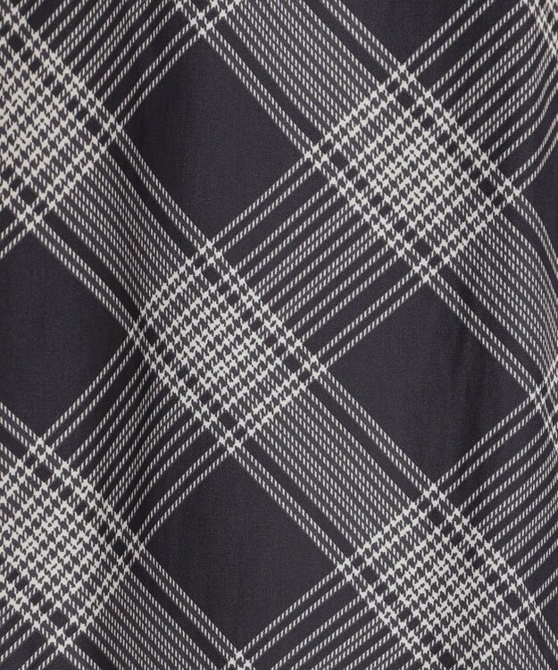 ANY 【洗濯機可能】フレアマチスカート ブラックベースチェック