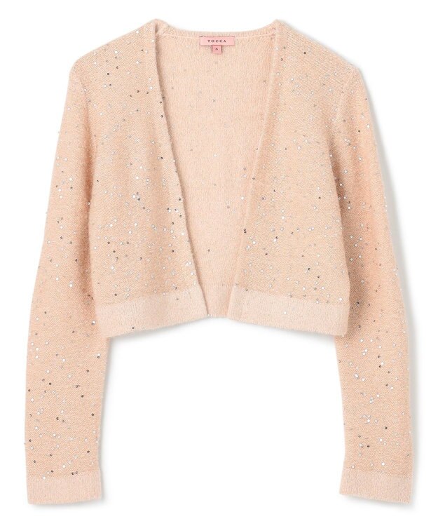 TOCCA 【洗える】SNOW STORM KNIT ボレロ ピンク系