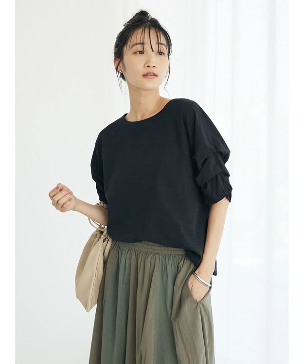 CRAFT STANDARD BOUTIQUE ホイップスリーブプルオーバー Black