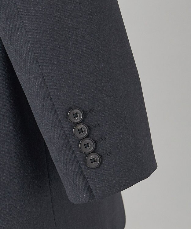 GOTAIRIKU オールシーズン対応【御幸毛織】WOOL×SOLOTEX ストレッチスーツ（グレー無地） グレー系