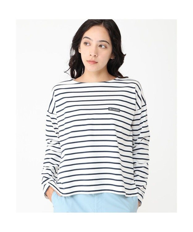 Columbia Columbia/ ウィメンズリラクシングモーメントIIロングスリーブクルー /コロンビア Sea Salt