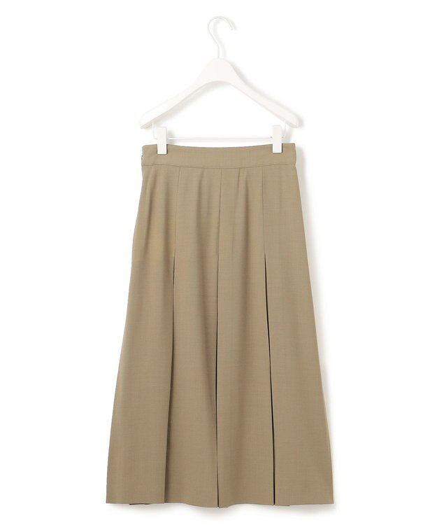 ICB 【洗える】ウール2WAYストレッチ スカート フォーン系