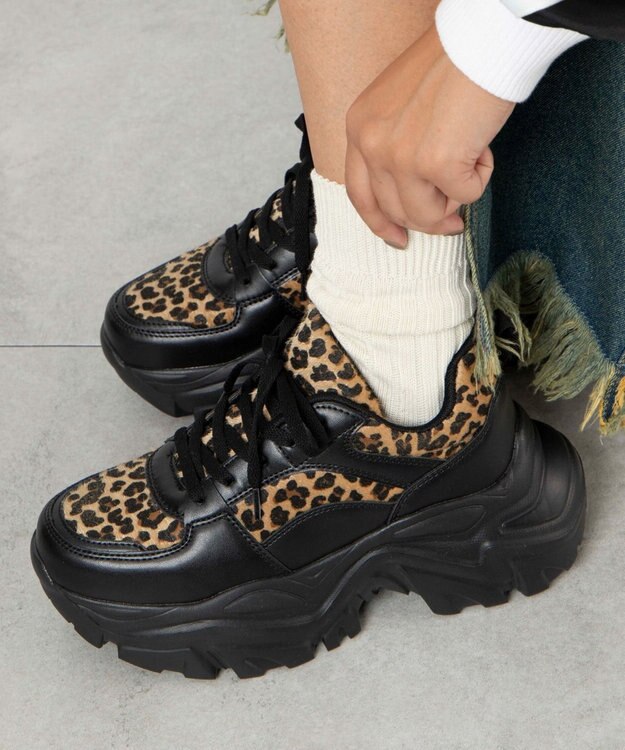 WEGO 厚底ボリュームダッドスニーカー 柄4