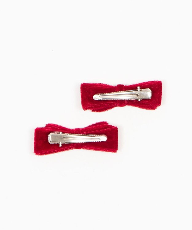 WEGO L2Pベロアリボンクリップ ワイン