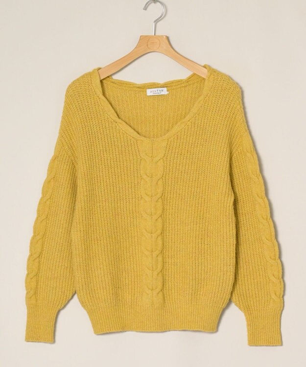 ONWARD Reuse Park 【any FAM】ニット秋冬 イエロー