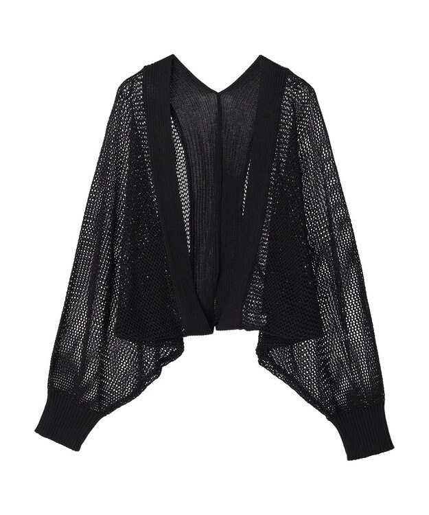earth music&ecology メッシュボレロ Black