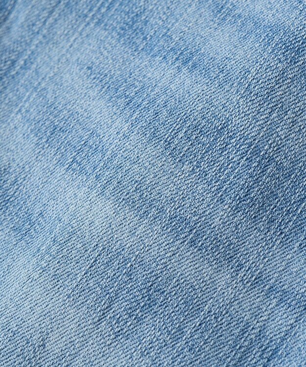 earth music&ecology セルフカットフレアデニムパンツ Light Indigo