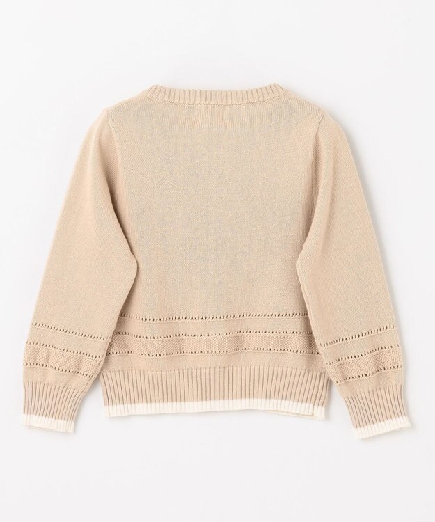 組曲 KIDS 【90-100㎝】クラシック カーディガン ベージュ