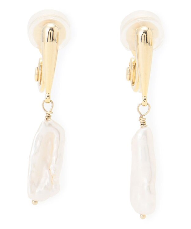 23区 【Oggi5月号掲載】淡水パール イヤリング ゴールド系