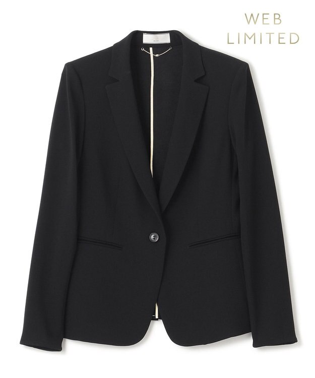 BEIGE， 【洗える・L-size】CINDY / テーラードジャケット Black