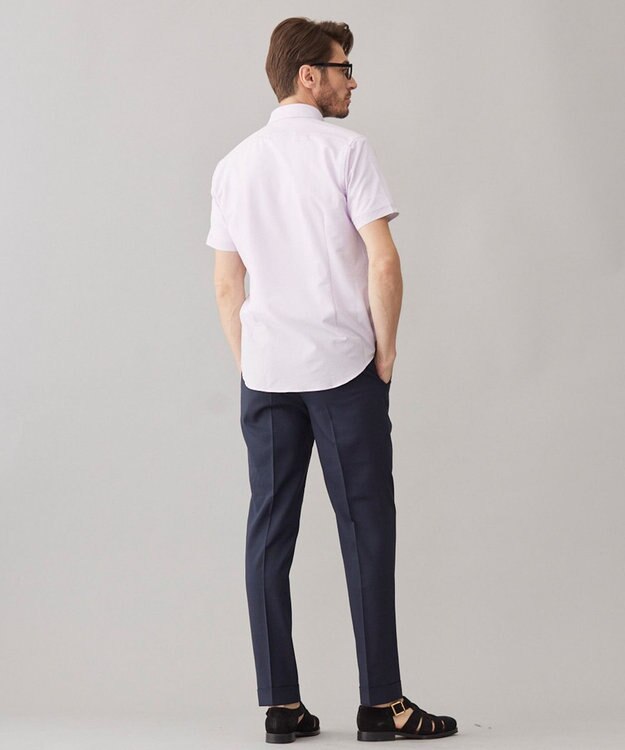 GOTAIRIKU とにかく涼しい/酷暑対応【吸水速乾】クールマックスサッカーシャツ（25/26年モデル） パープル×白