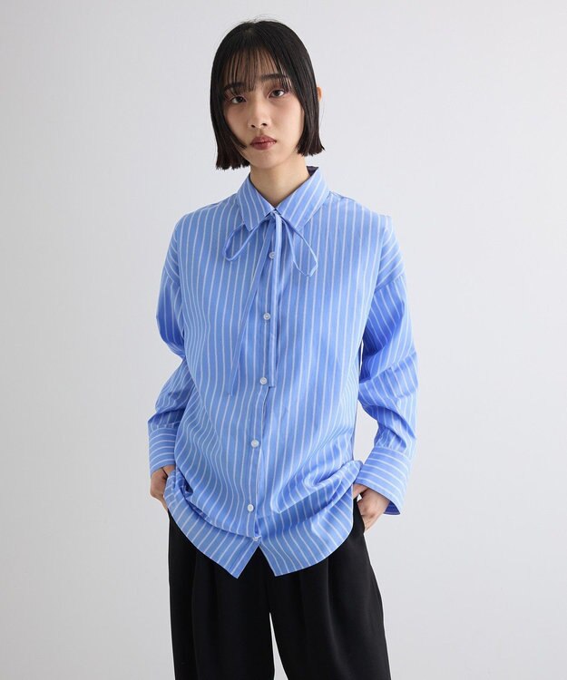 Green Parks ボウタイシャツ Stripe