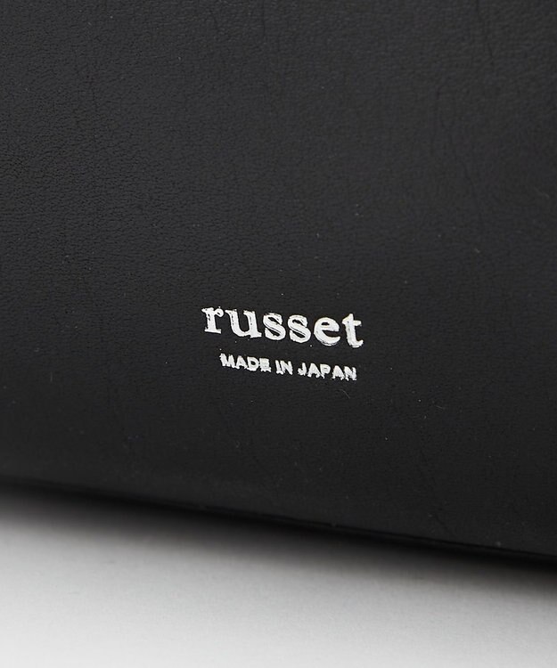 russet ＜約10リットル/690g＞2ハンドルレザーリュックサック(SF-259) Black