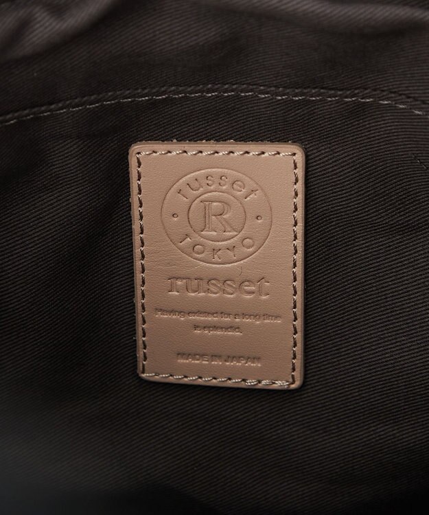 russet ＜約10リットル/690g＞2ハンドルレザーリュックサック(SF-259) Black