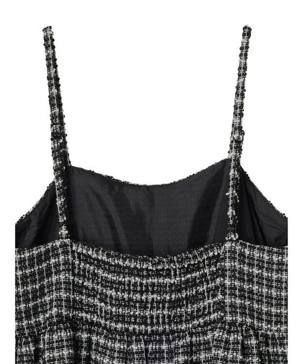 earth music&ecology ツイードキャミチュニック Black