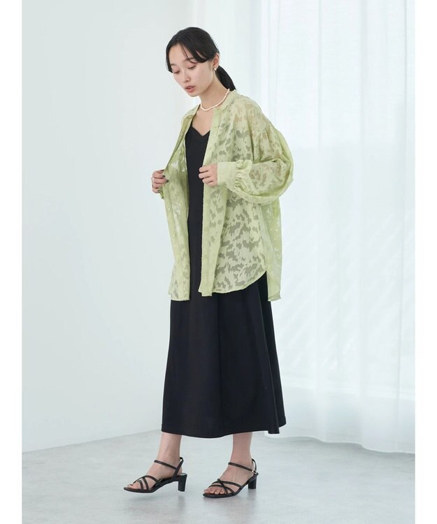 earth music&ecology スウェットキャミワンピース Black