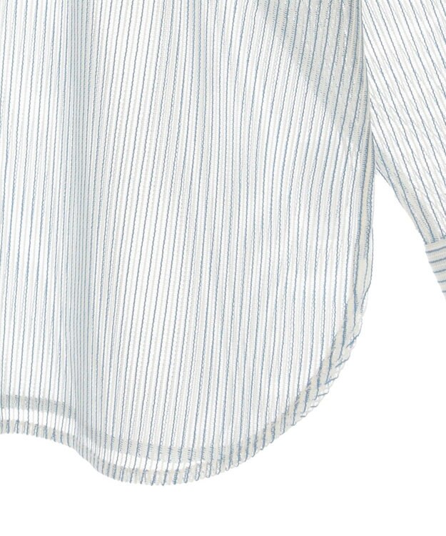 AMERICAN HOLIC メッシュ長袖シャツ【WEB限定カラー有り】 Stripe Blue