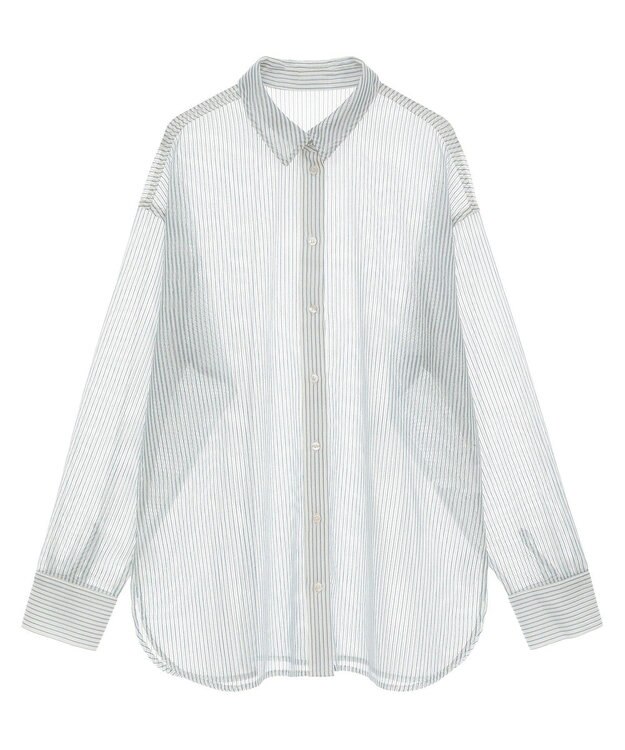 AMERICAN HOLIC メッシュ長袖シャツ【WEB限定カラー有り】 Stripe Blue