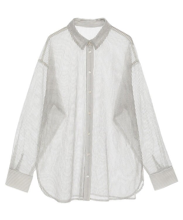 AMERICAN HOLIC メッシュ長袖シャツ【WEB限定カラー有り】 Charcoal Gray