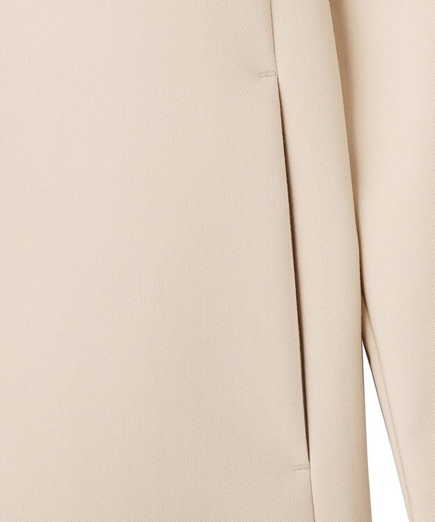 YECCA VECCA ストレッチノーカラージャケット Light Beige