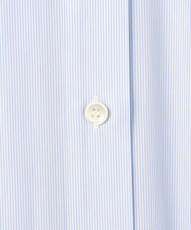 uncrave コットンクロスストライプ シャツワンピース サックスストライプ