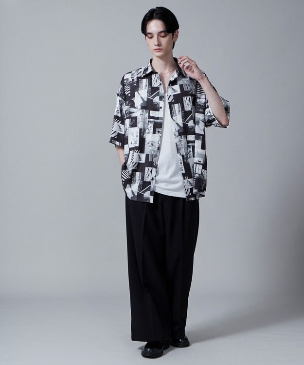 WEGO アムンゼンパターンBIGシャツ（S） 柄3