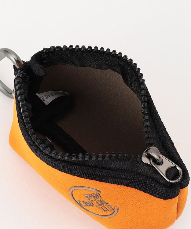 PW CIRCULUS 【UNISEX】ロゴ ボールポーチ オレンジ系