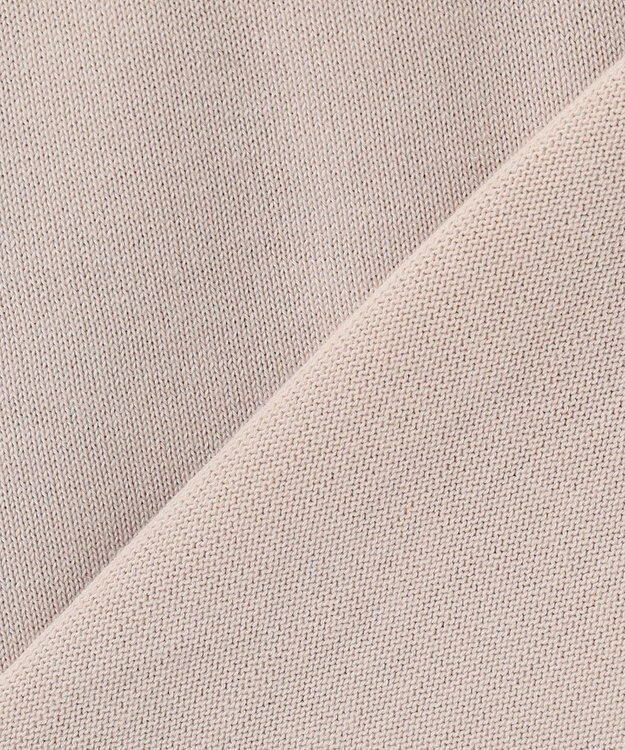 GOTAIRIKU 【洗える】イタリア糸 セットインニットポロ ベージュ系