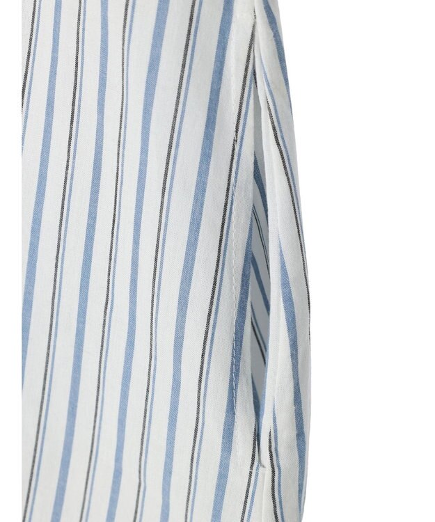 Green Parks Ｉ　切替ロングシャツワンピース Stripe