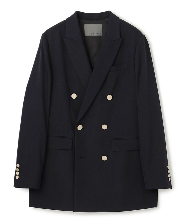 uncrave TWドビードスキン ブレザー ネイビー