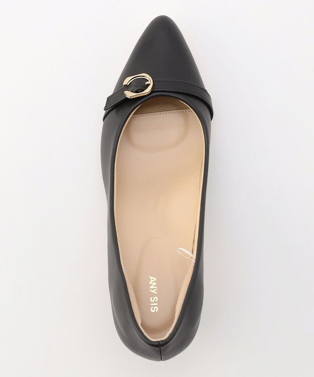 ANY SIS 【22.5~24.5cm】ベルテッドレディライク パンプス ブラック