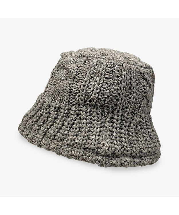 林八百吉商店 moz ニットバケットハット グレー