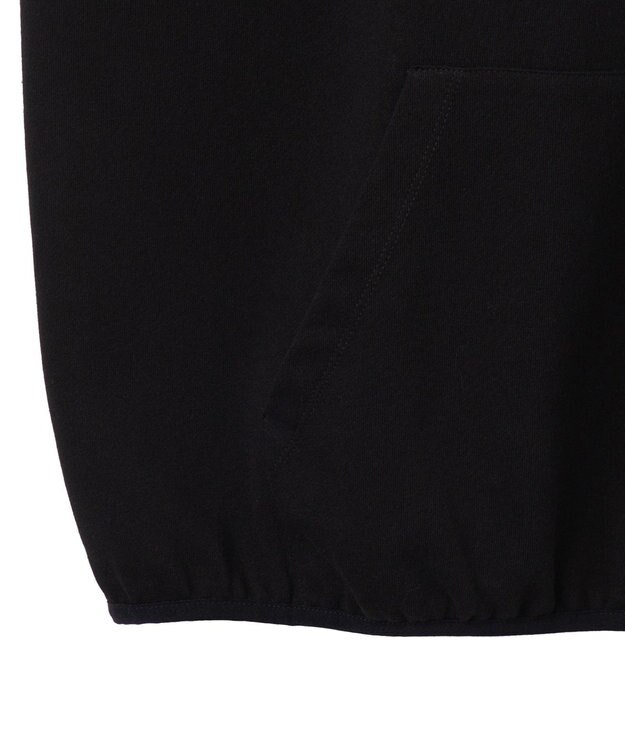 WEGO 【ユニセックス着用ITEM】ノースリハーフジッププルオーバー ブラック