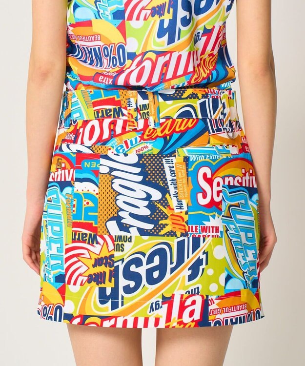 FILA GOLF／marie claire 【Loudmouth】柄スカート Bubbles