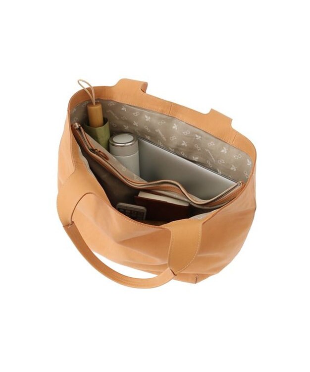 genten クオイオ　トートバッグ大 ヌメベージュ