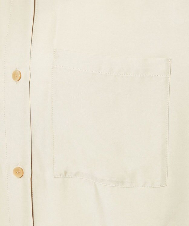 uncrave フィブリルシャンブレー ミドルシャツ ライトベージュ