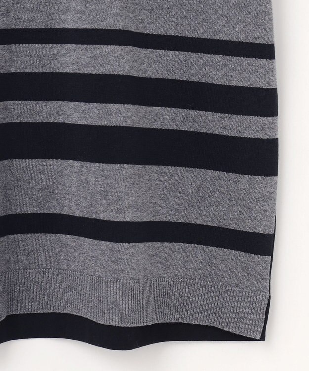 JOSEPH HOMME ブライトボーダーブロック　Tシャツ ブラック系