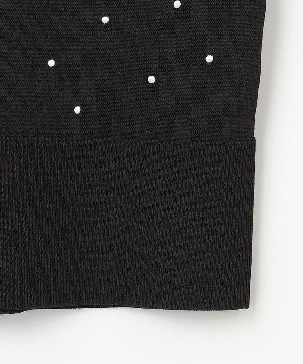 組曲 【WEB限定】ドットニット カーディガン ブラックドット系5